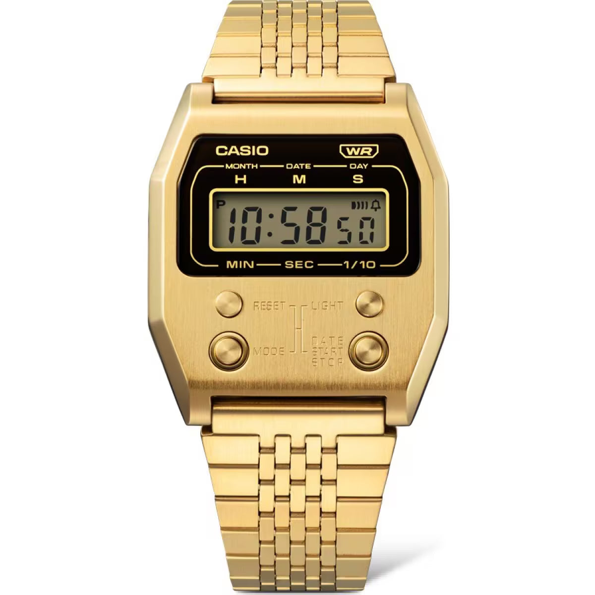 CASIO VINTAGE A1100G-5 | The Front-Button Archive (Gold)